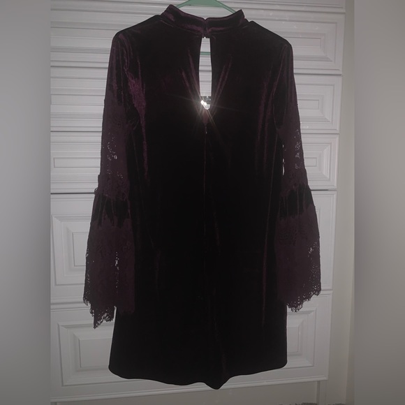 Pretty Hippie Chick Maroon Dress by Do & Be. Size Medium. - Picture 2 of 12